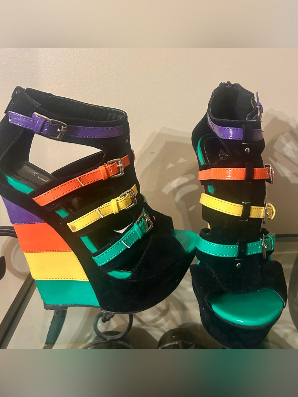 Alba Y2K Platform Heels